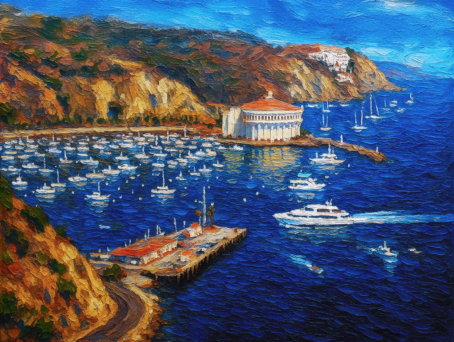 Avalon Harbor – Catalina Island Blue