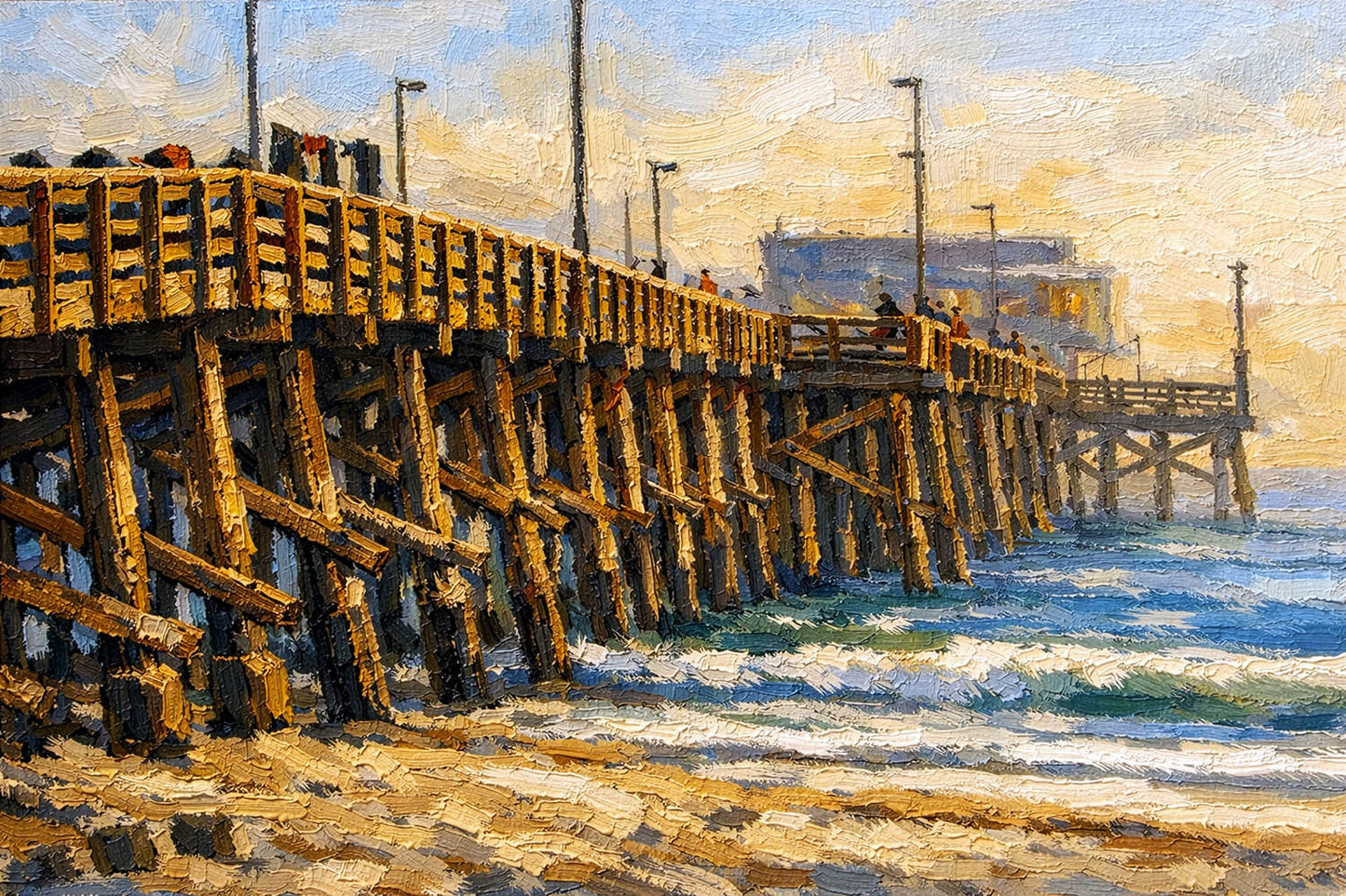 Newport Beach Pier – California Golden Light
