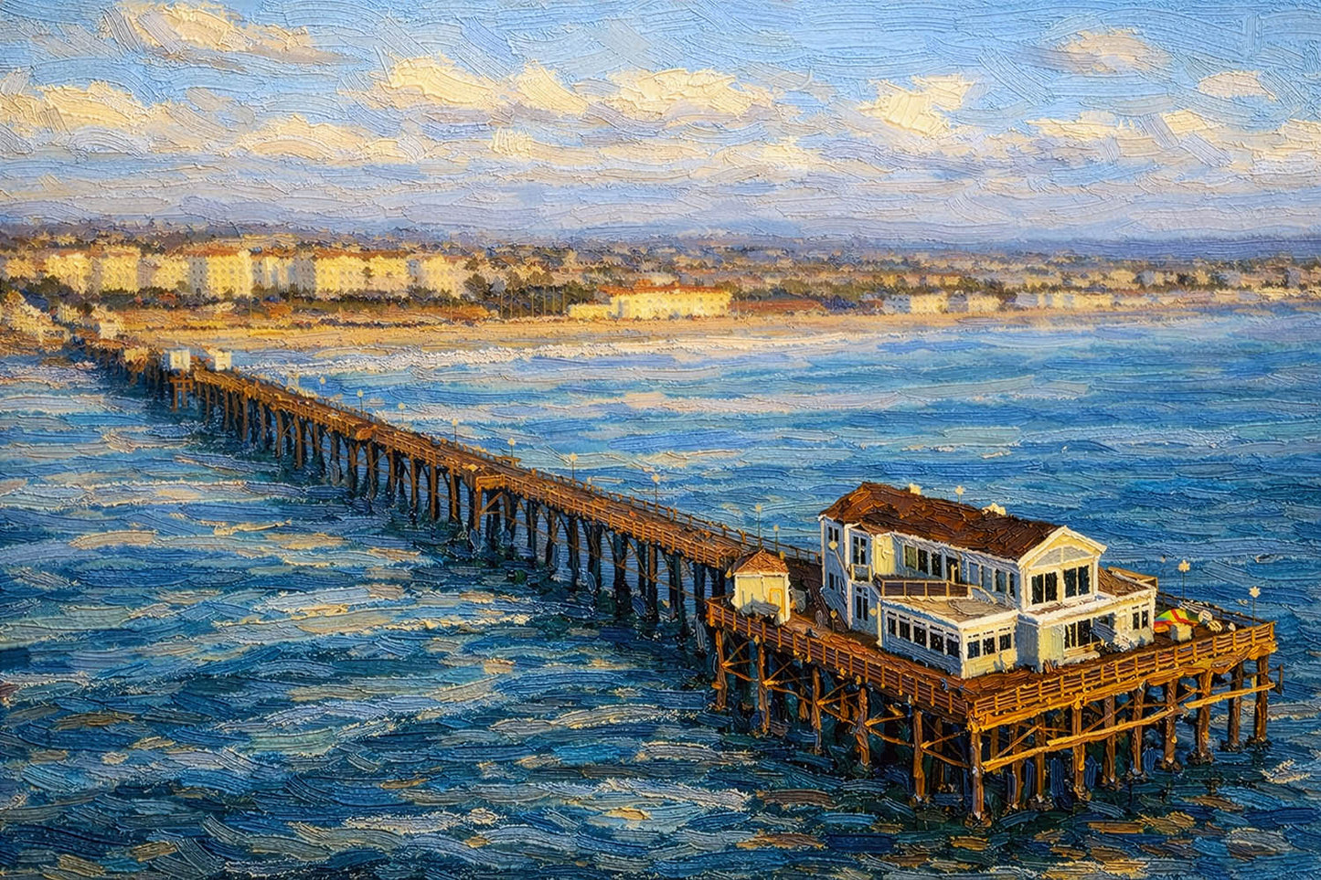 Oceanside Pier – Coastline Blue