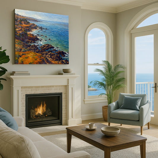 Cambria Coastline — Bluffs and Pacific Blue