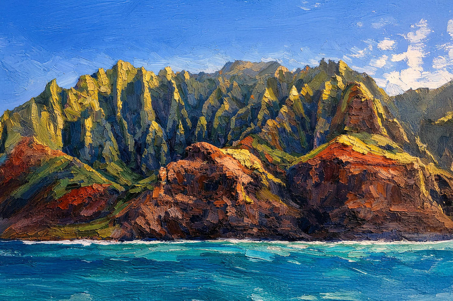 Na Pali Coast — Cathedral Cliffs, Kauai