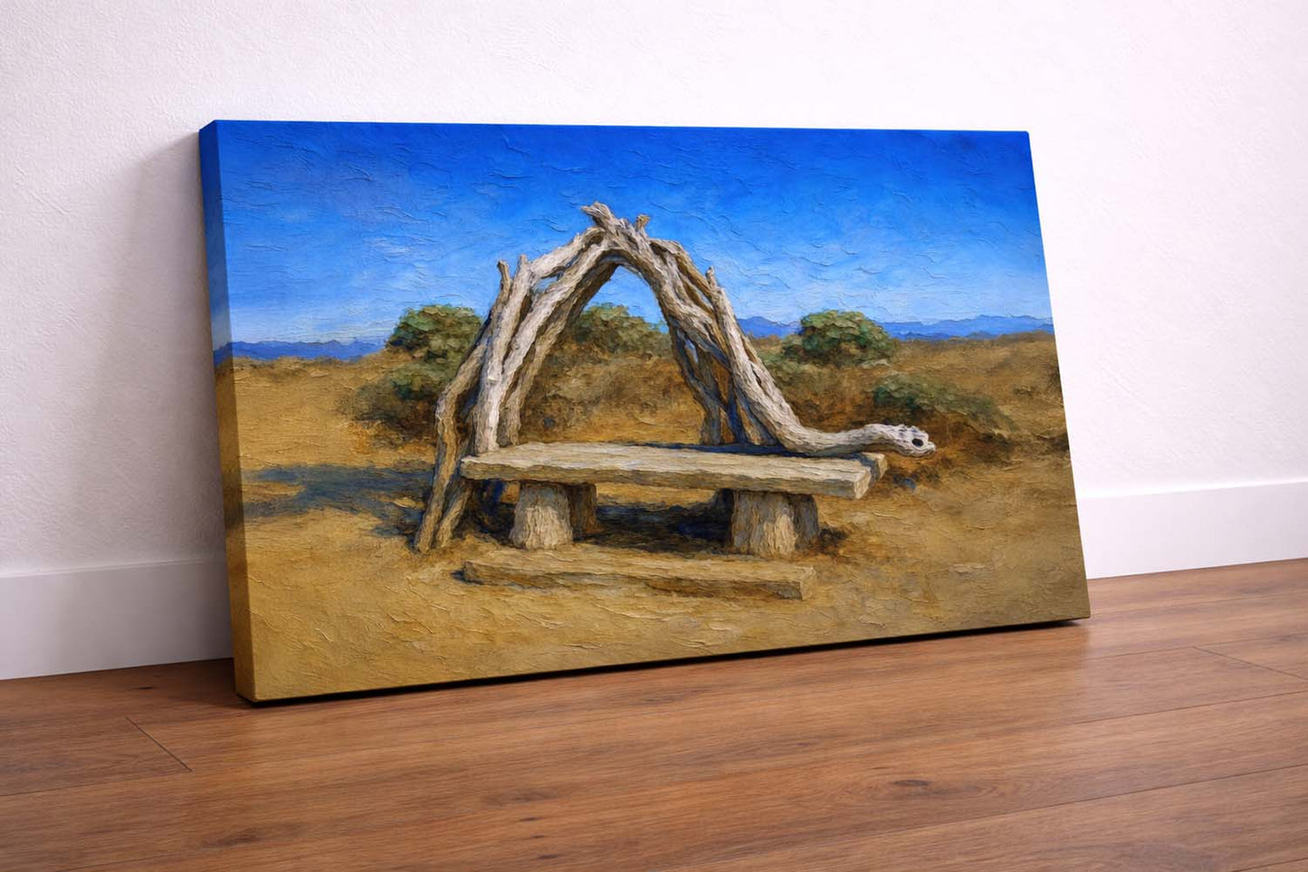 Driftwood Arch Bench — Fiscalini Ranch Preserve