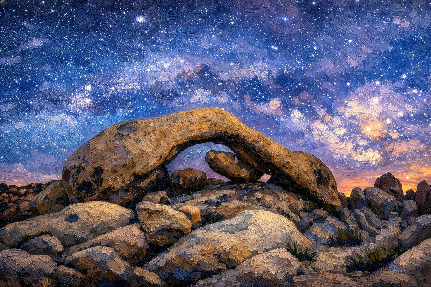 Arch Rock Stargazing — Joshua Tree National Park
