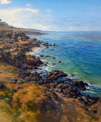 Cambria Coastline — Bluffs and Pacific Blue