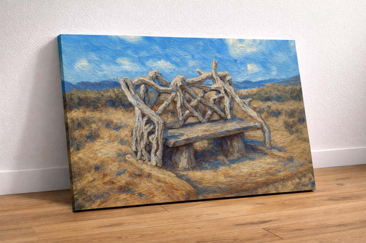 Driftwood Bench — Fiscalini Ranch Preserve