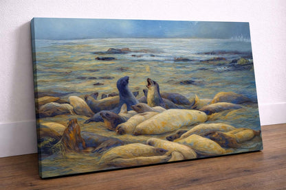 Elephant Seals at Rest — Piedras Blancas, Cambria