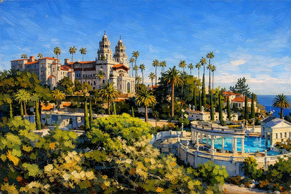 Sunlit Grandeur — Hearst Castle, San Simeon