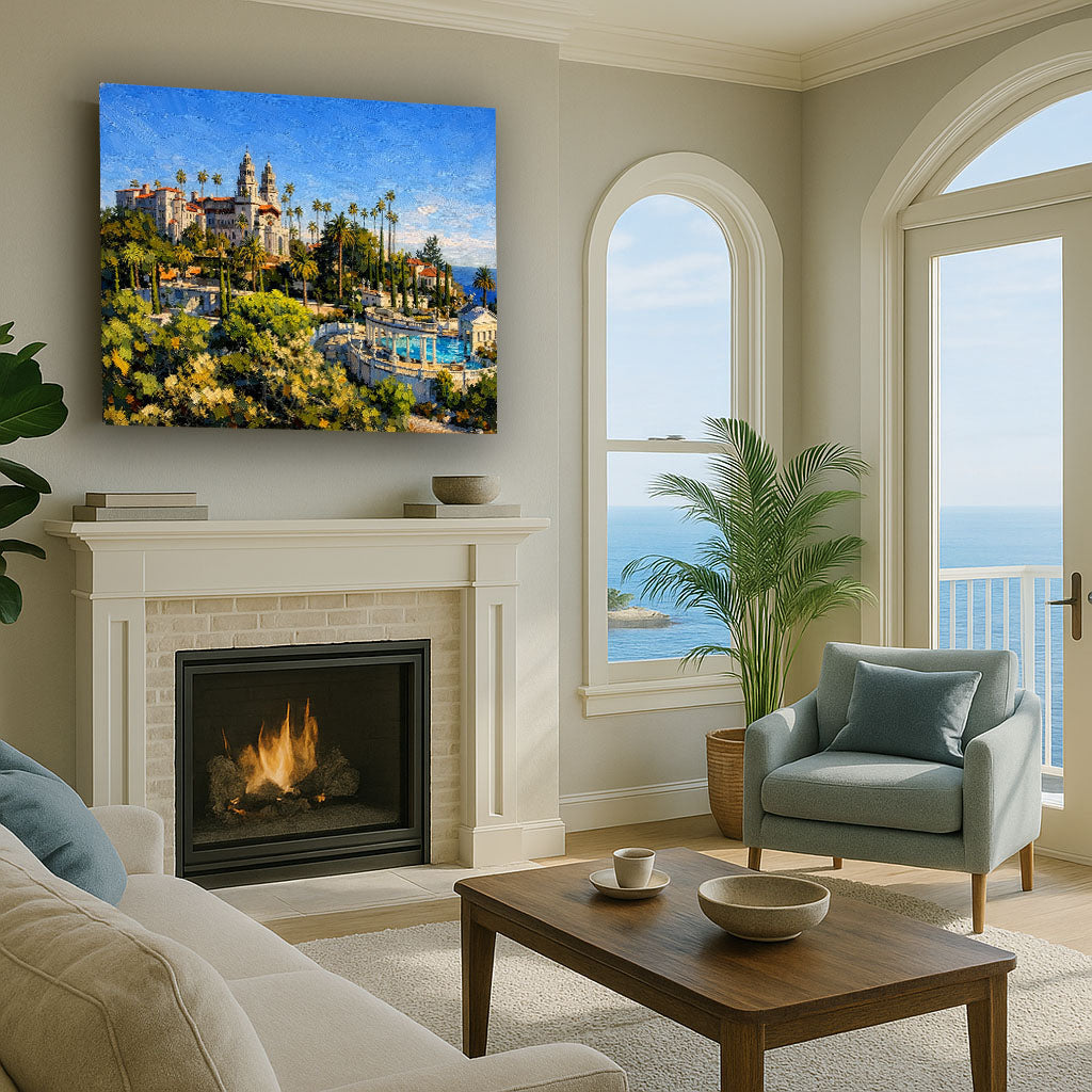 Sunlit Grandeur — Hearst Castle, San Simeon