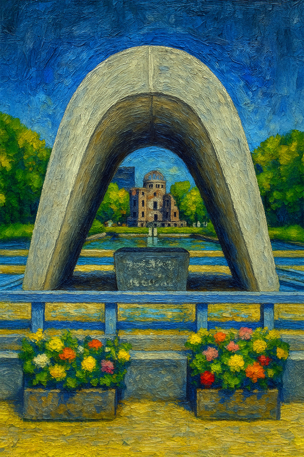 Hiroshima Peace Memorial Cenotaph