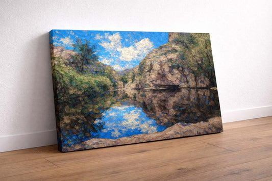 Reflections of Hutches Pool — Sabino Canyon