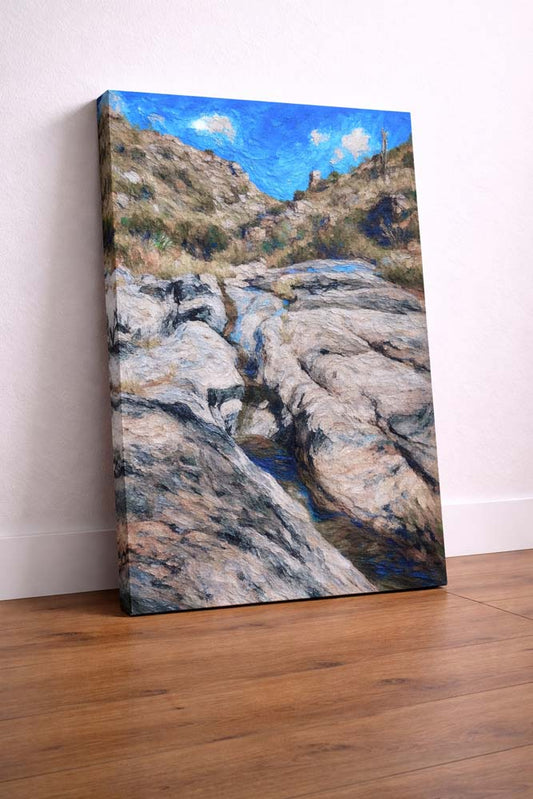 Desert Cascade — Maiden Pools Group of Ventana Canyon