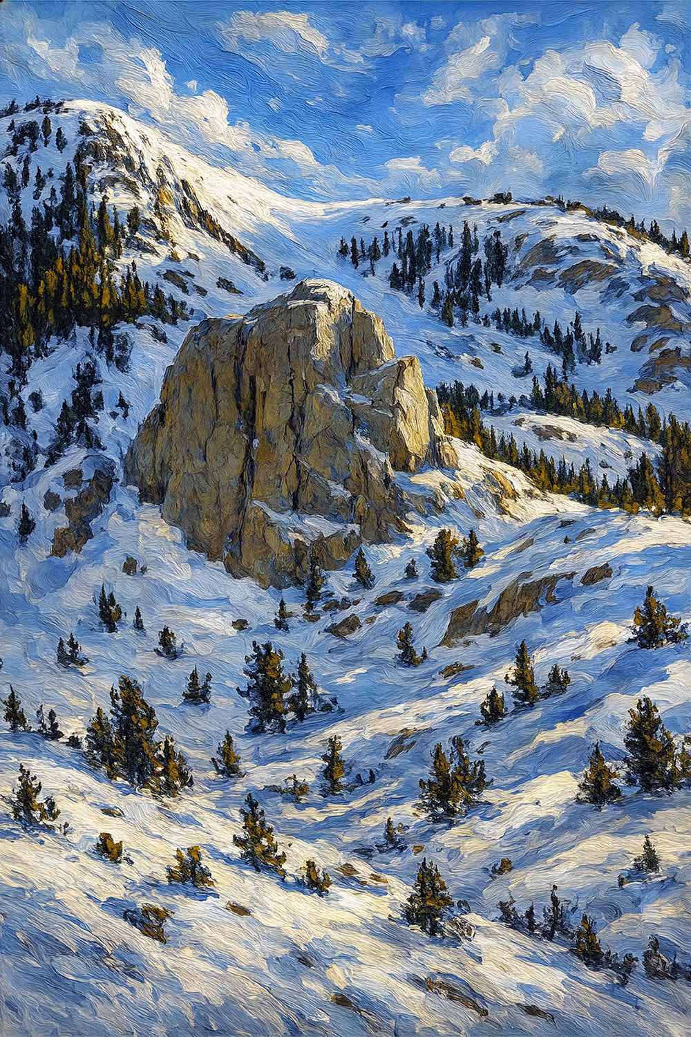 Mammoth Rock — Winter Light