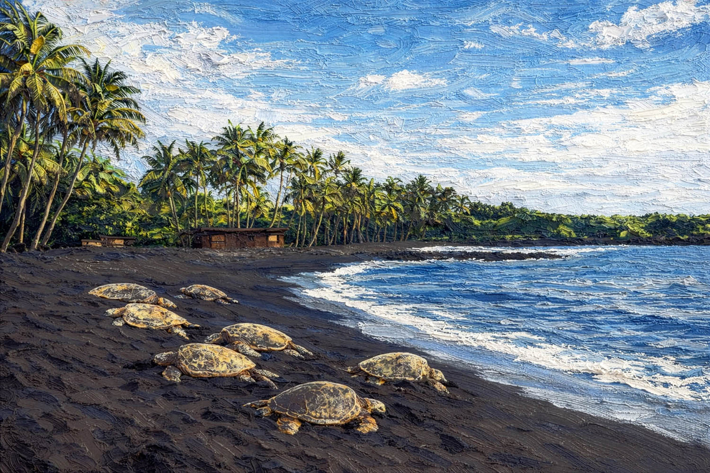 Punaluu Beach — Big Island, Hawaiʻi