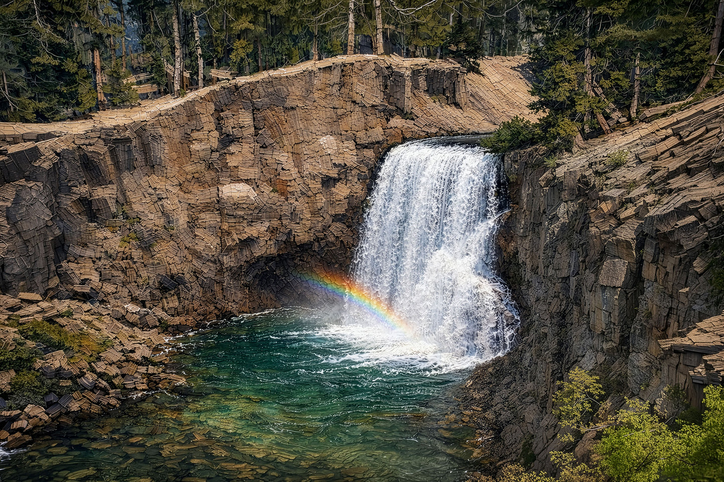 Rainbow Falls — Devils Postpile National Monument