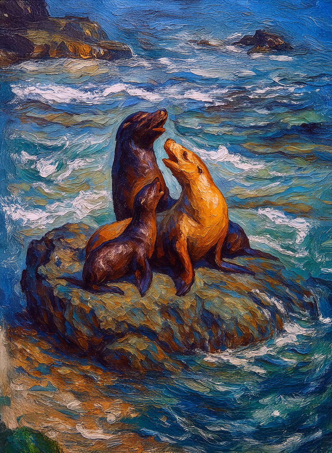 La Jolla Cove – Sea Lions on the Rocks