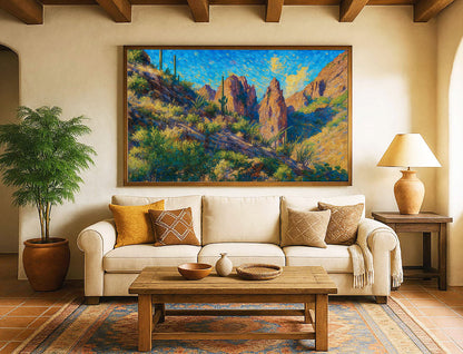 Pinnacles of Ventana — Trail Among the Saguaros