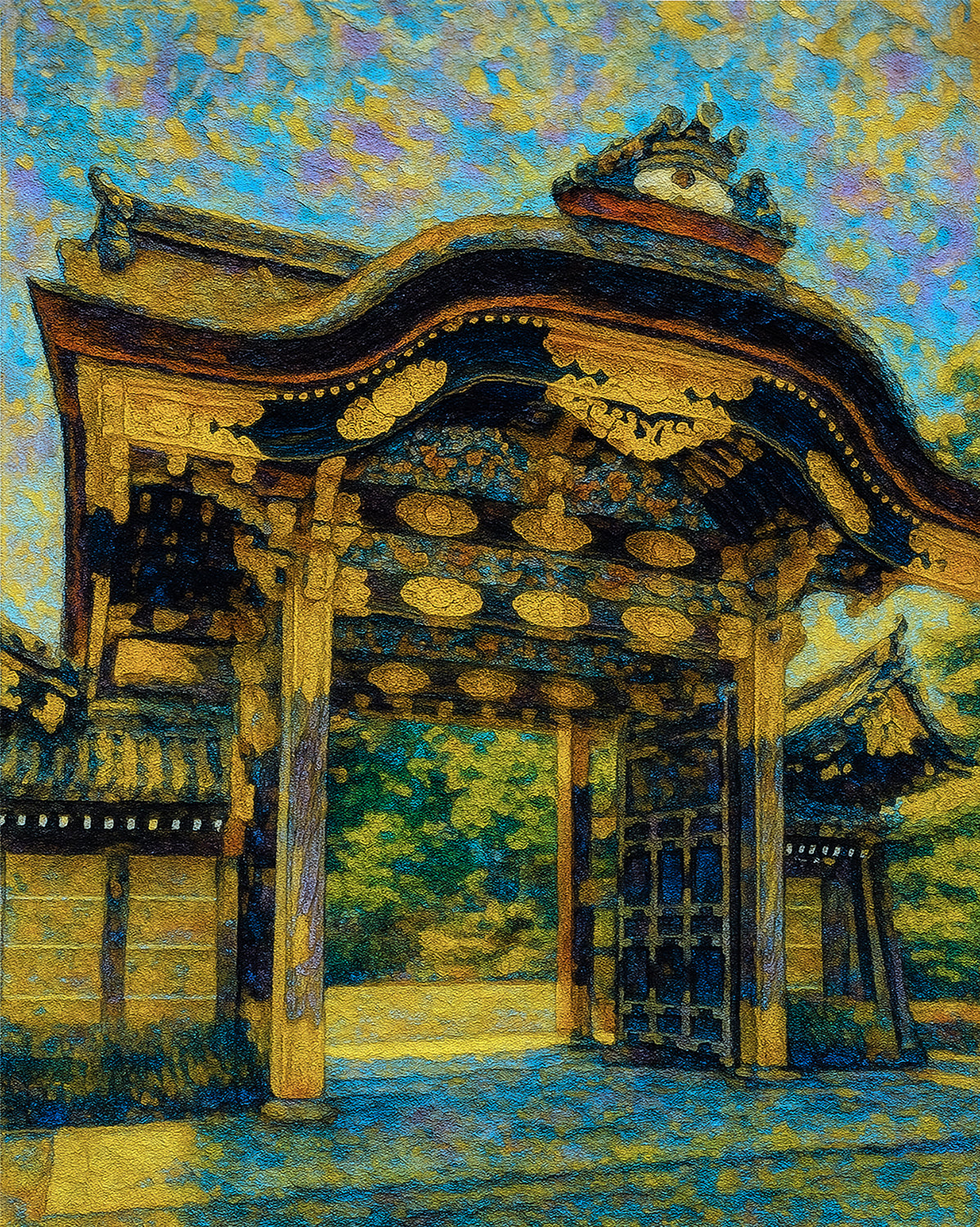 Nijo Castle Gate — Kyoto