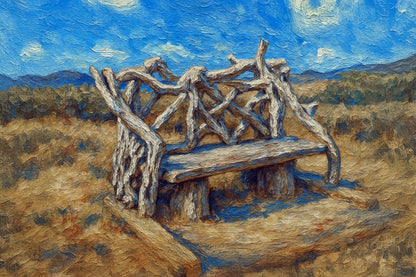 Driftwood Bench — Fiscalini Ranch Preserve