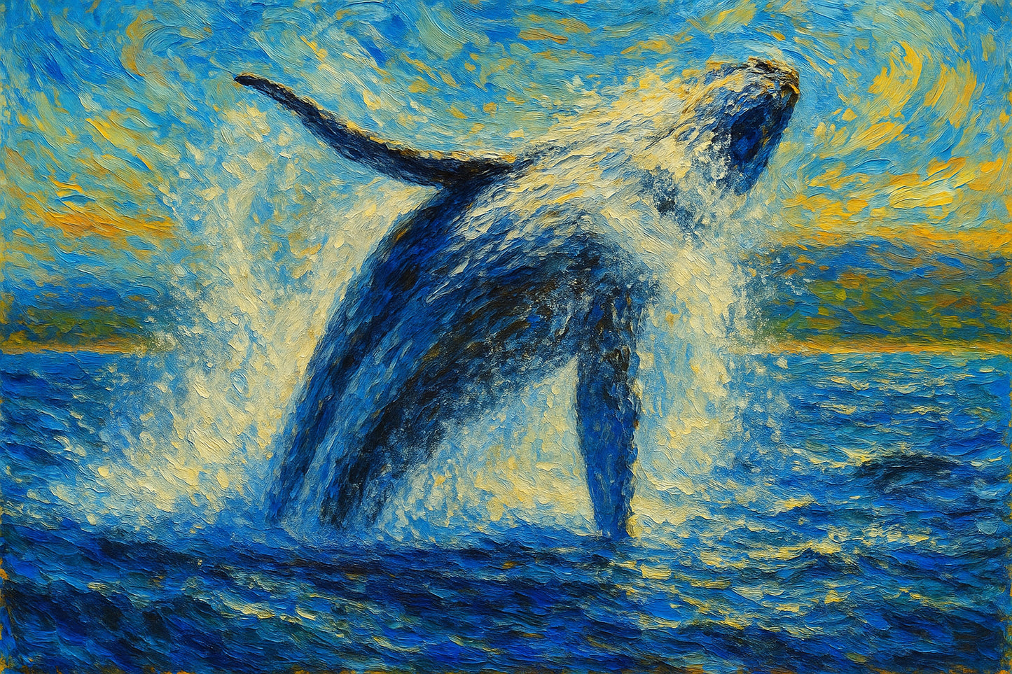 Humpback Whale Breach — Cambria Coast