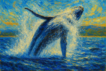 Humpback Whale Breach — Cambria Coast