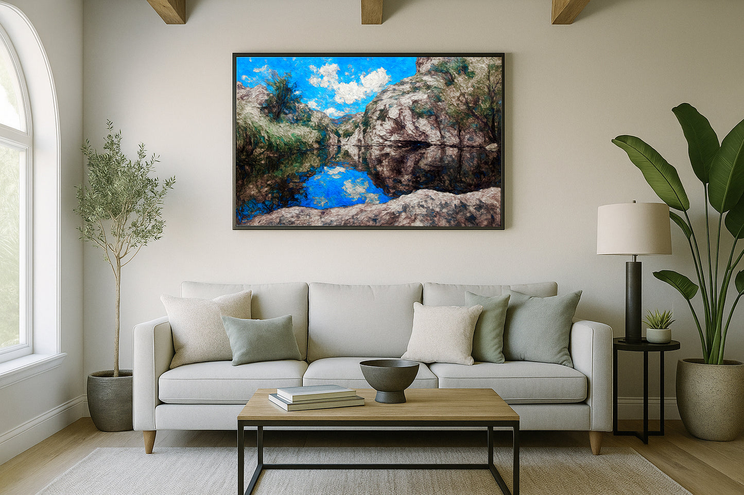 Reflections of Hutches Pool — Sabino Canyon
