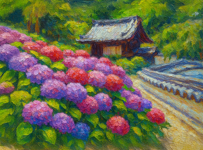 Mimurotoji Temple Hydrangeas — Uji Serenity