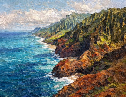Na Pali Coast — Emerald Descent, Kauai