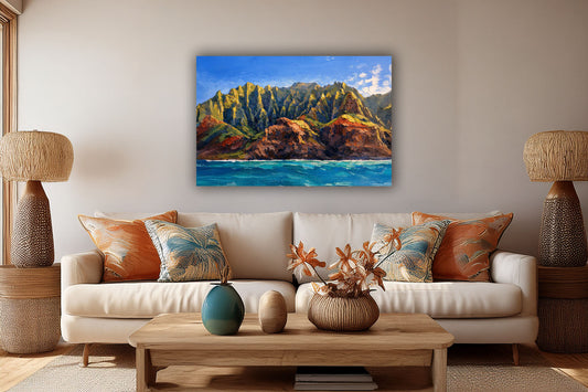 Na Pali Coast — Cathedral Cliffs, Kauai
