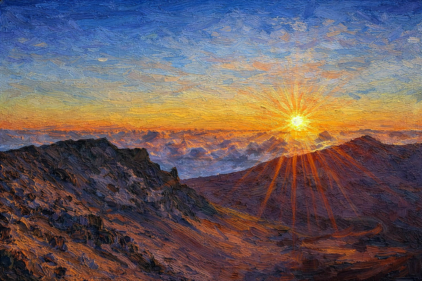 Sunrise over Haleakalā — Maui